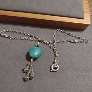 Stunning Sterling Silver & Turquoise Necklace